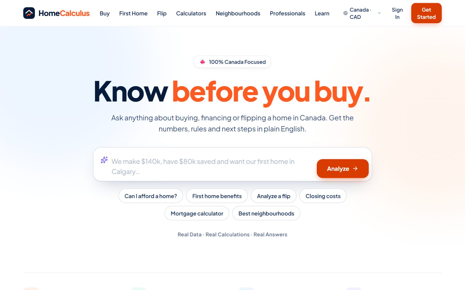 HomeCalculus website built by Redenn